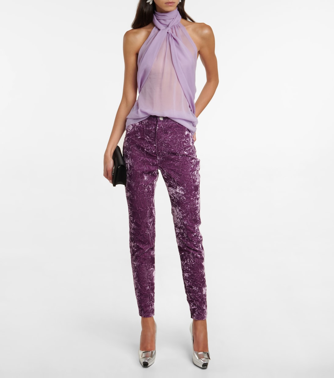 Plateau-Pumps Belle Vivier aus Metallic-Leder | Roger Vivier