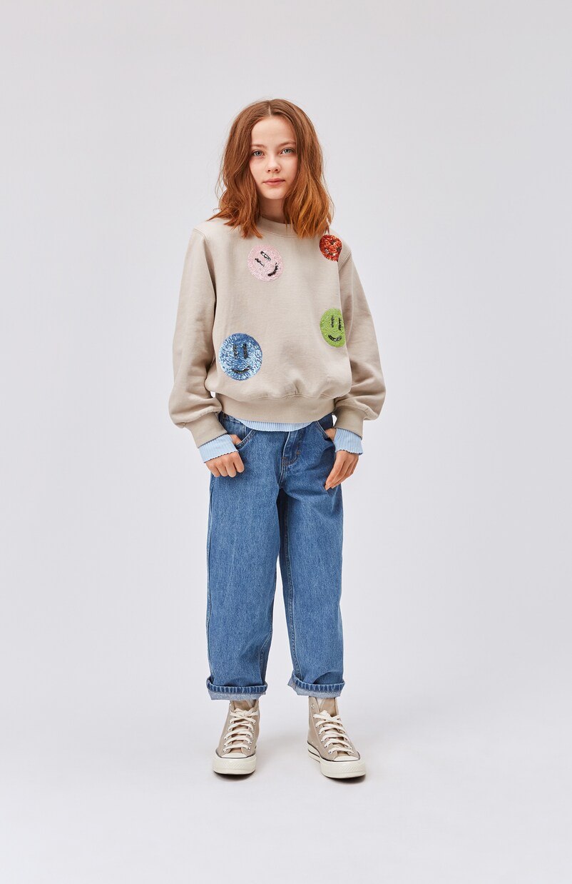Sweat-shirt Marge en coton à sequins | Molo