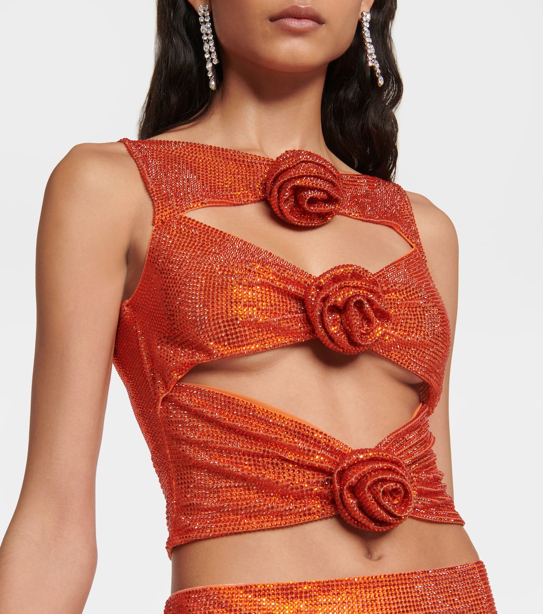 Verziertes Cropped-Top | Giuseppe di Morabito