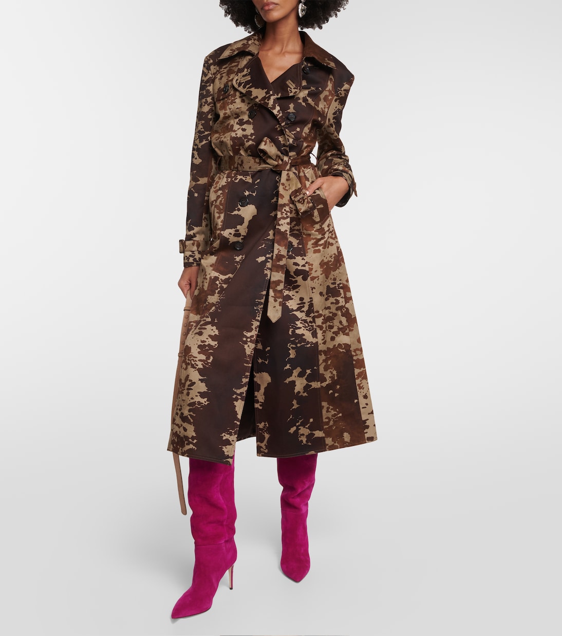 Suede over-the-knee boots | Paris Texas