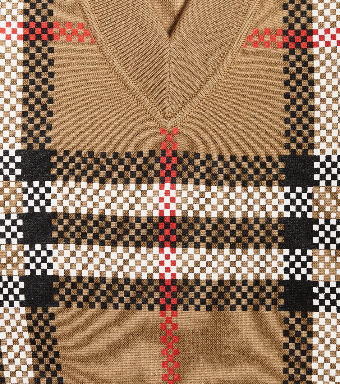 Holly checked wool-blend sweater | Burberry Kids