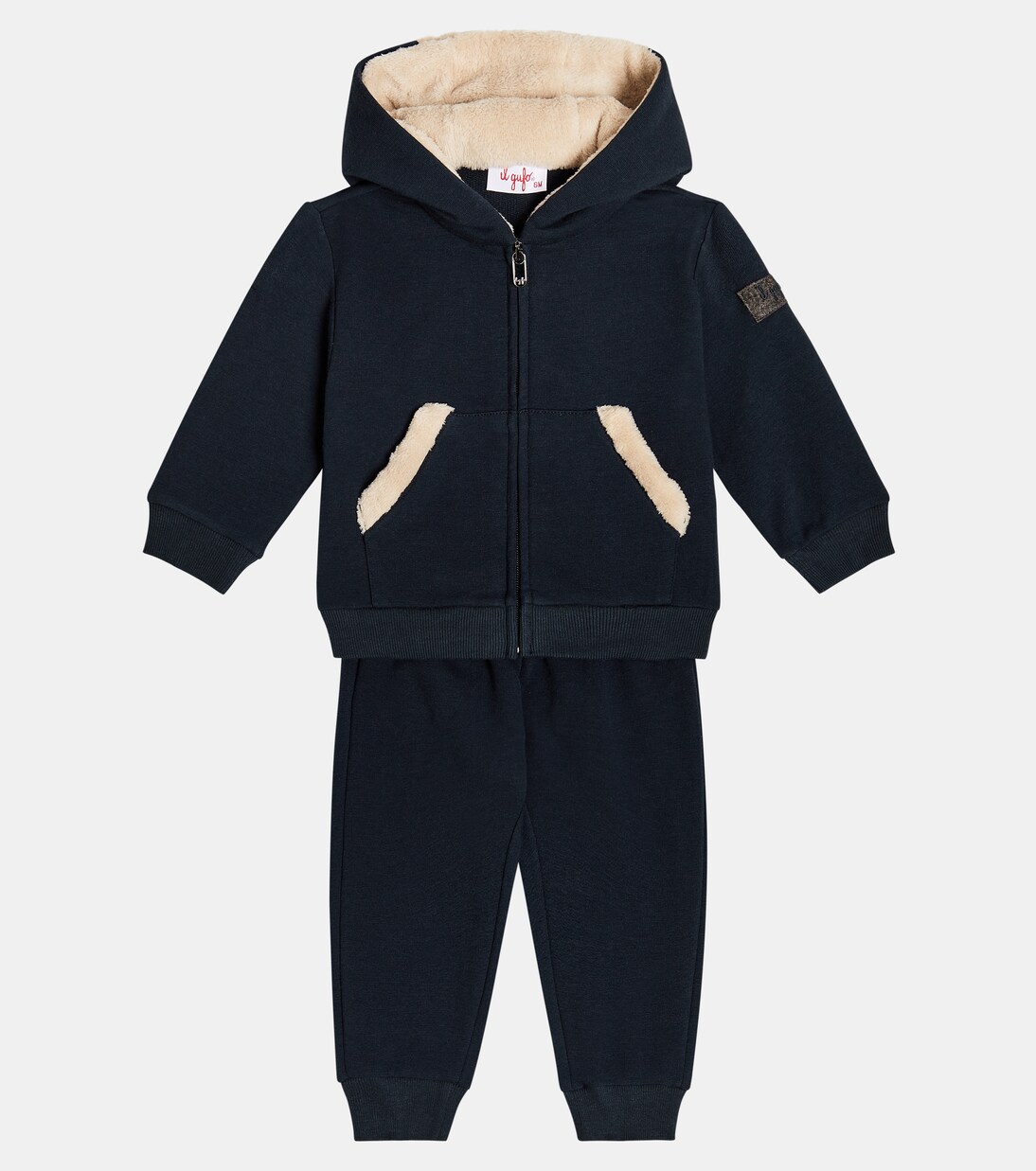 Baby cotton-blend tracksuit | Il Gufo