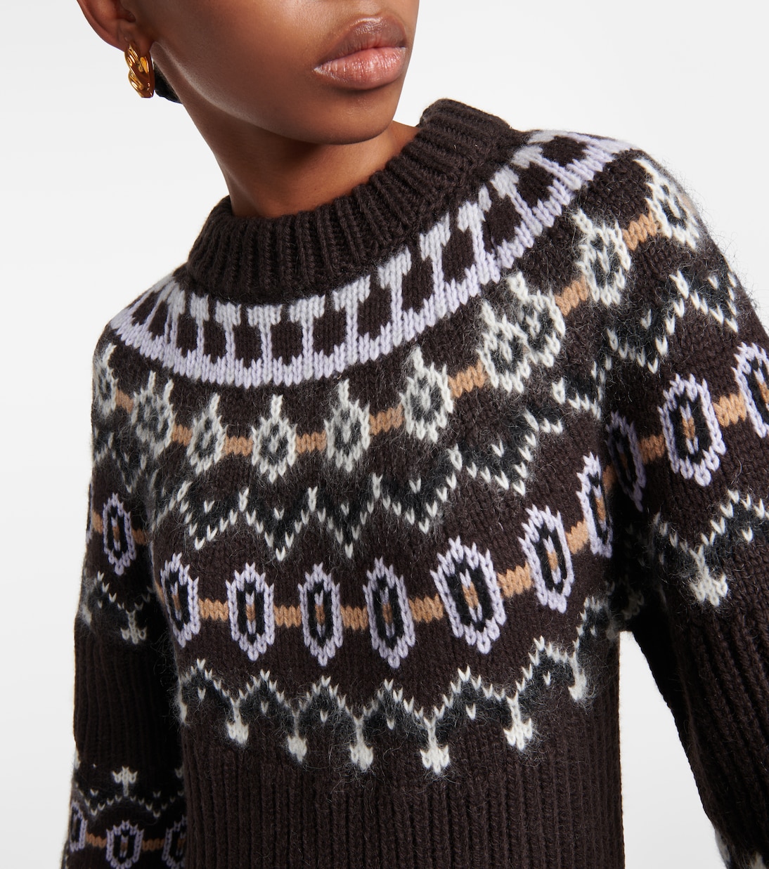 Midikleid Rivka aus einem Kaschmirgemisch | Khaite