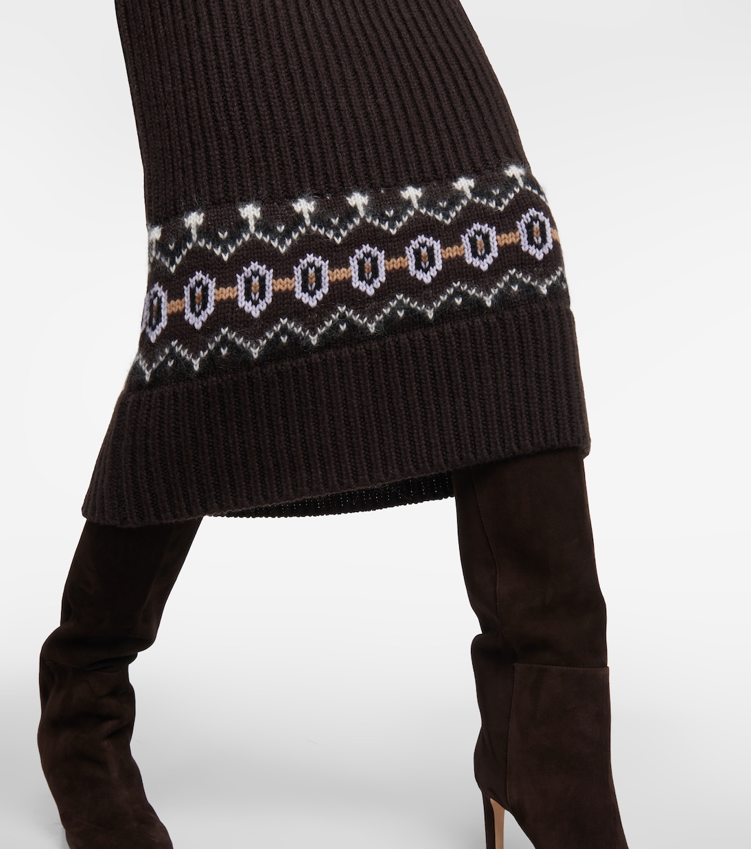 Midikleid Rivka aus einem Kaschmirgemisch | Khaite