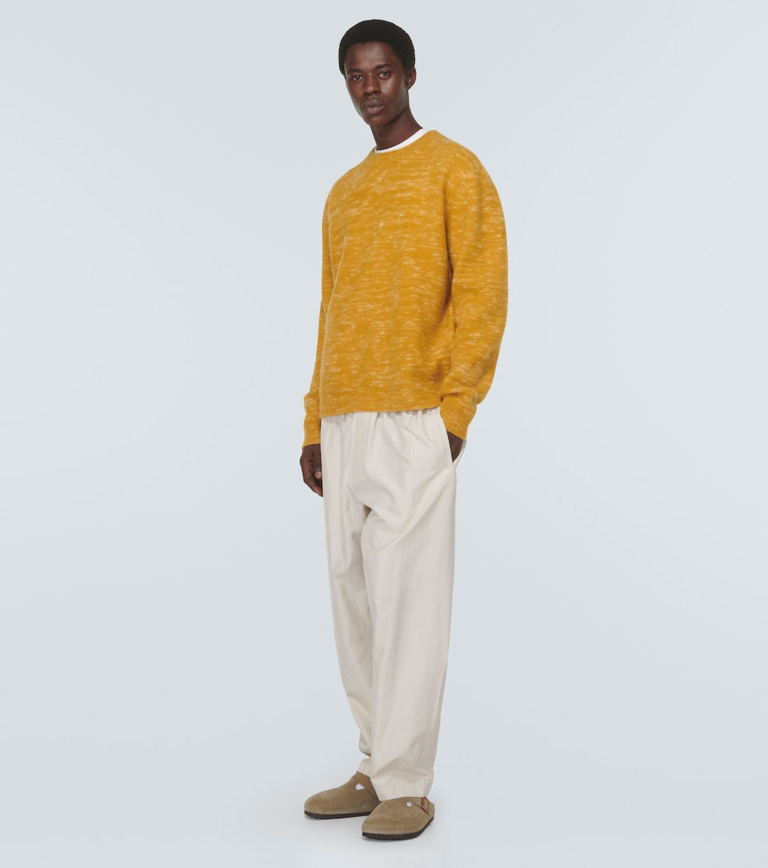 Jasper cashmere and mohair-blend sweater | The Elder Statesman