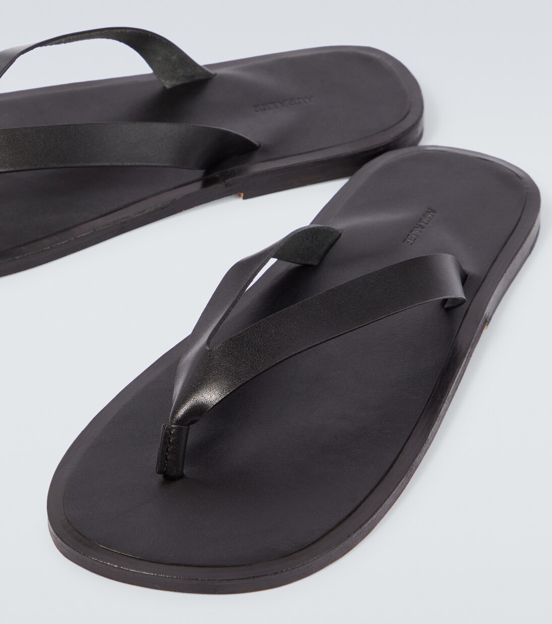 Leather thong sandals | Auralee