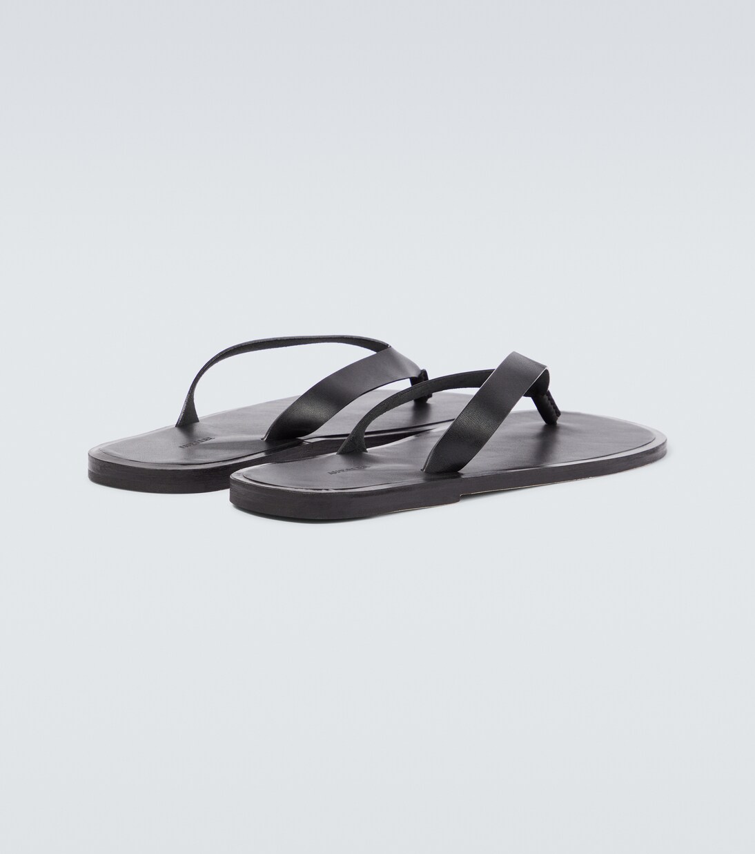 Leather thong sandals | Auralee