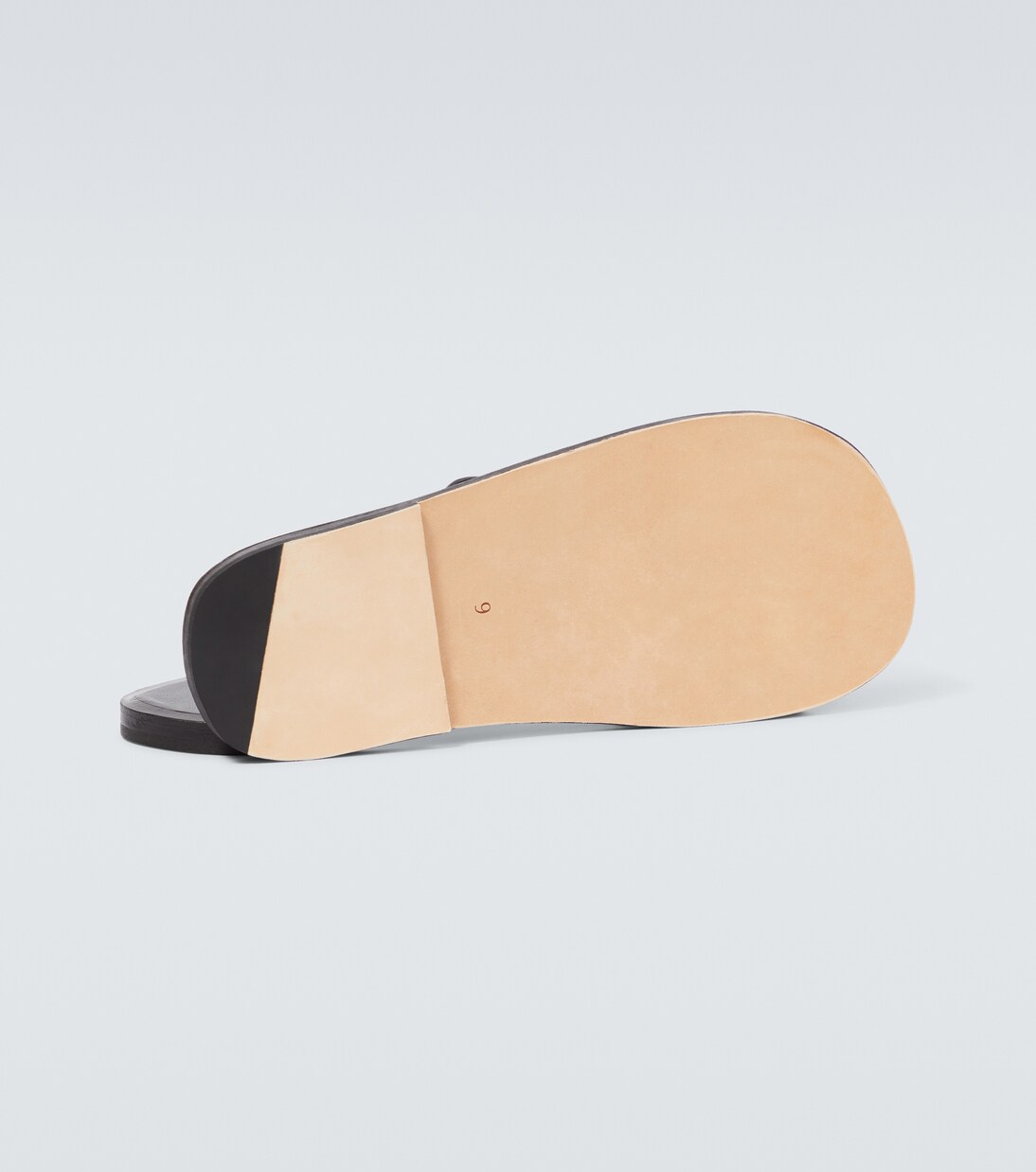 Leather thong sandals | Auralee