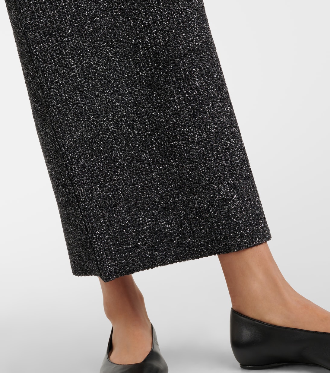 Off-Shoulder-Maxikleid aus Strick | Toteme