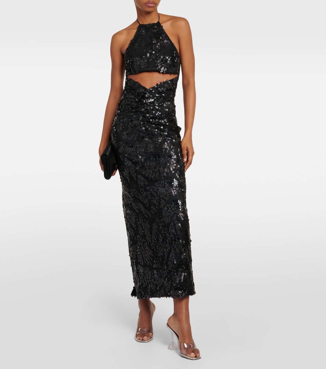 Robe longue à sequins | Rotate