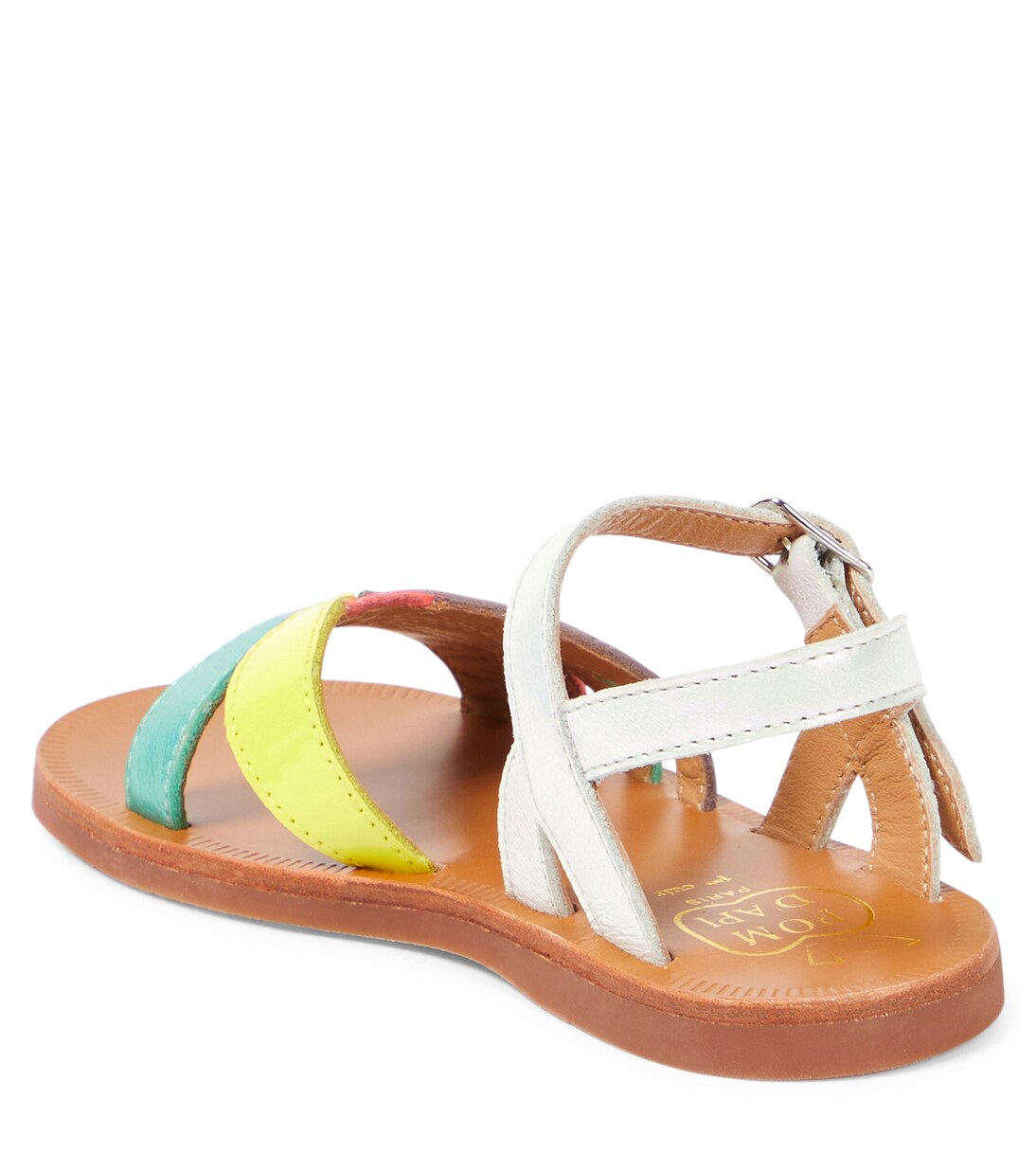 Plagette Oto leather sandals | Pom d'Api