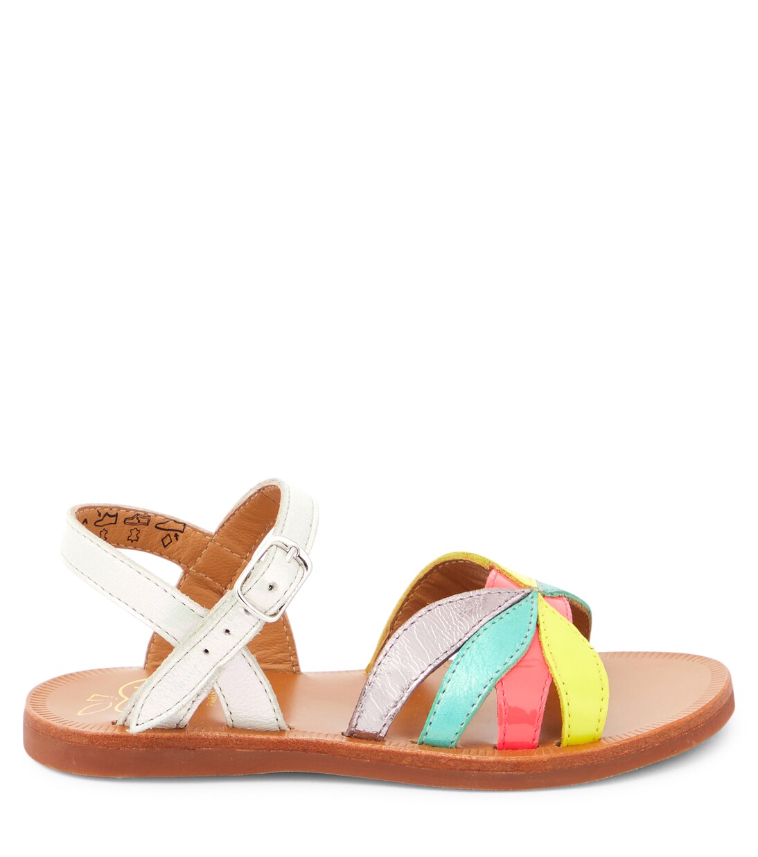 Plagette Oto leather sandals | Pom d'Api