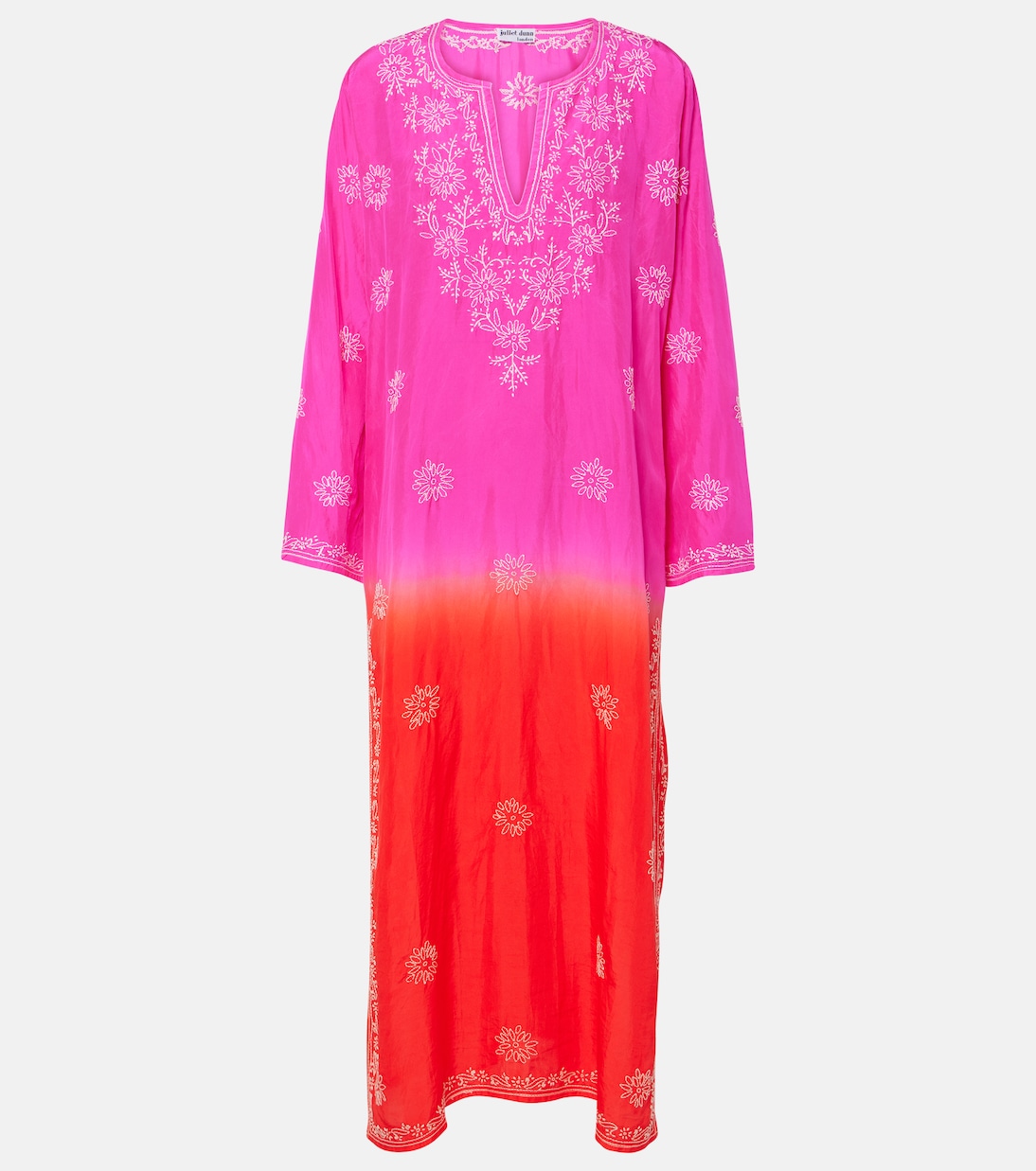 Bestickter Kaftan aus Seide | Juliet Dunn