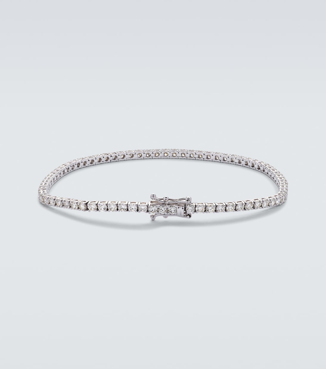 18kt white gold tennis bracelet with diamonds | Shay Jewelry