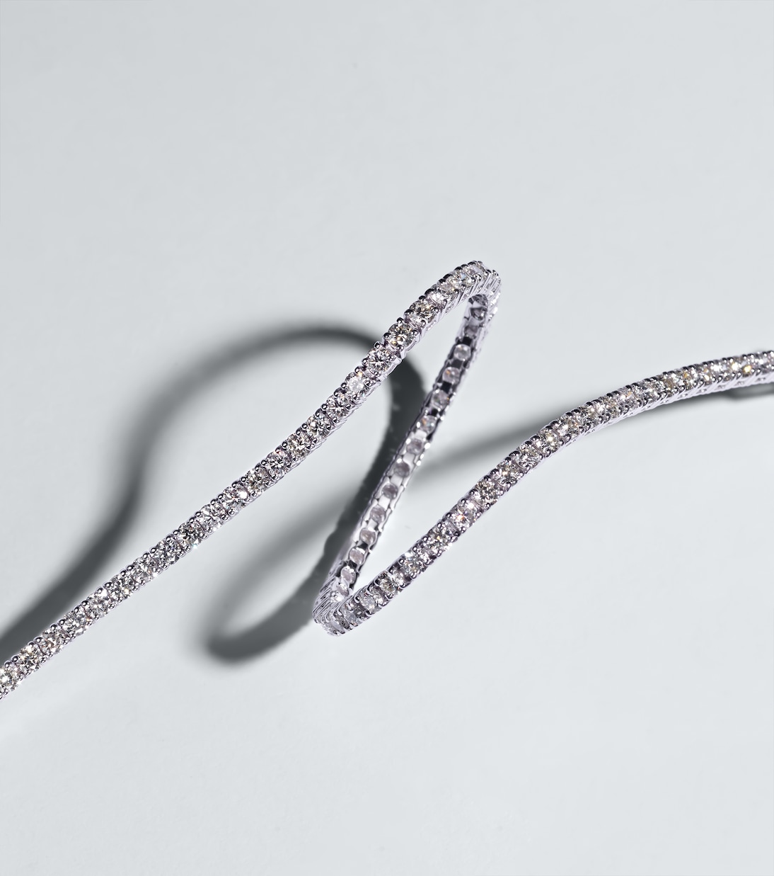 18kt white gold tennis bracelet with diamonds | Shay Jewelry