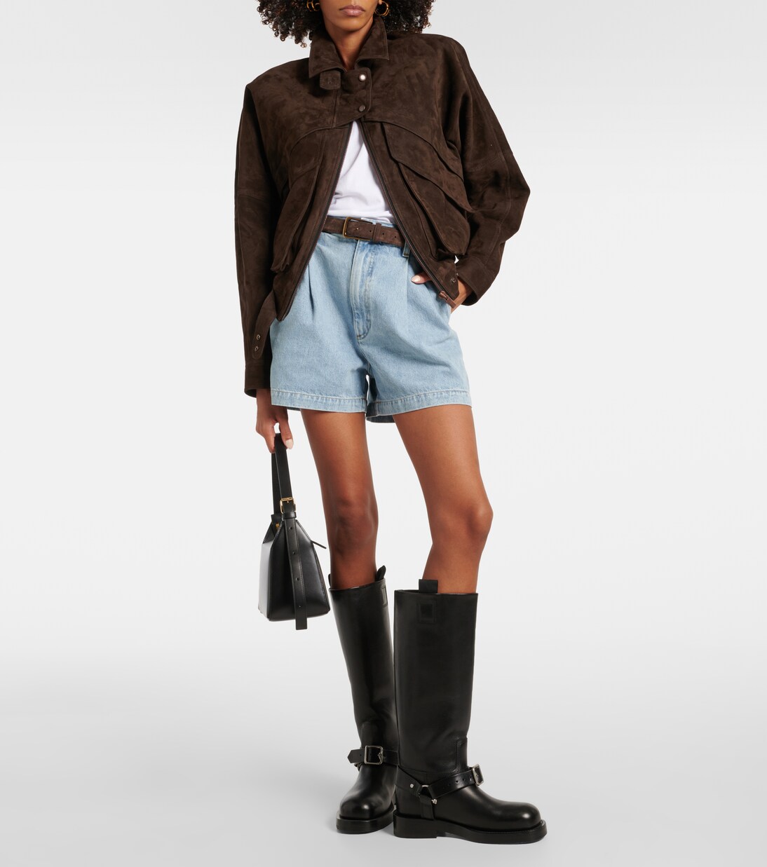 Becker denim shorts | Agolde