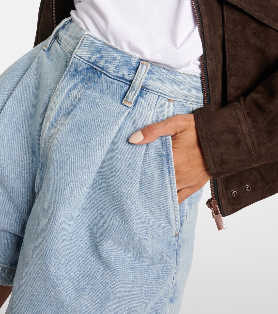 Becker denim shorts | Agolde