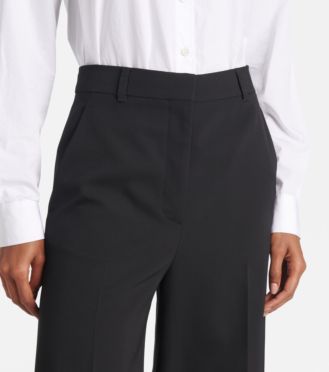 Pantalon ample en laine mélangée | Stella McCartney