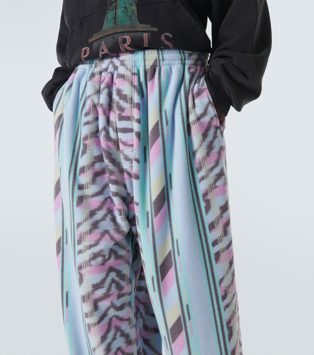 Printed fleece sweatpants | Balenciaga
