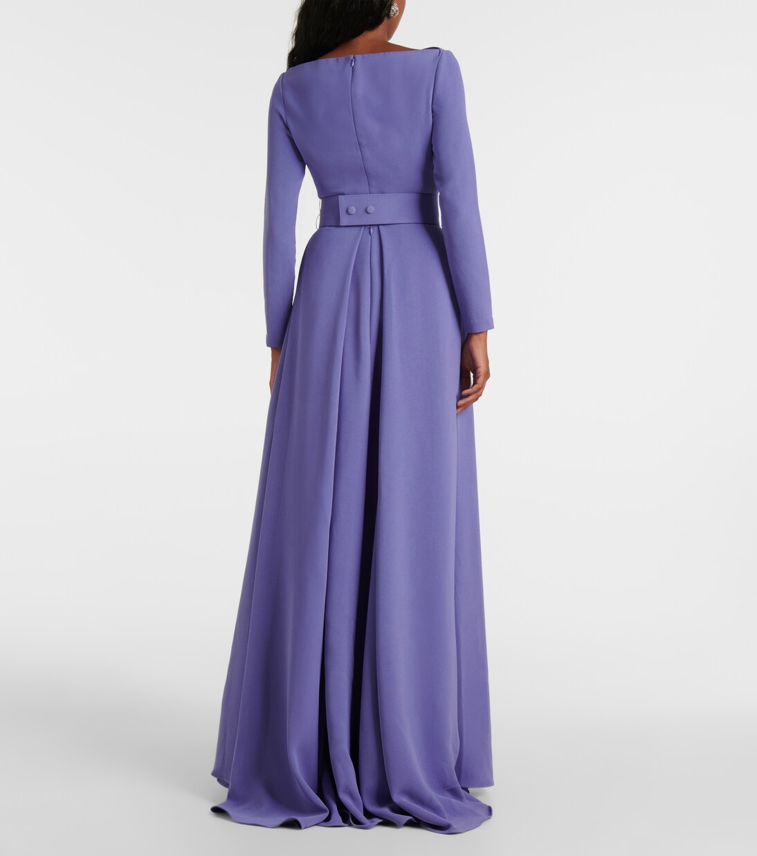 Shayla crêpe gown | Solace London