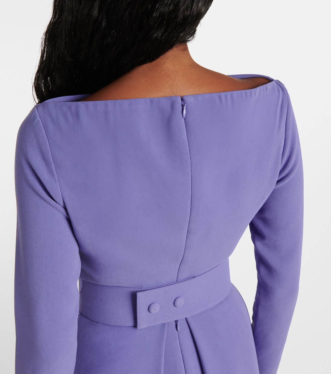 Shayla crêpe gown | Solace London