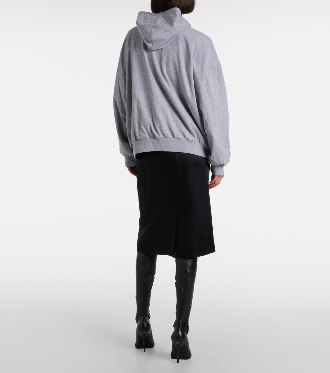 Felpa in jersey di cotone con logo | Balenciaga