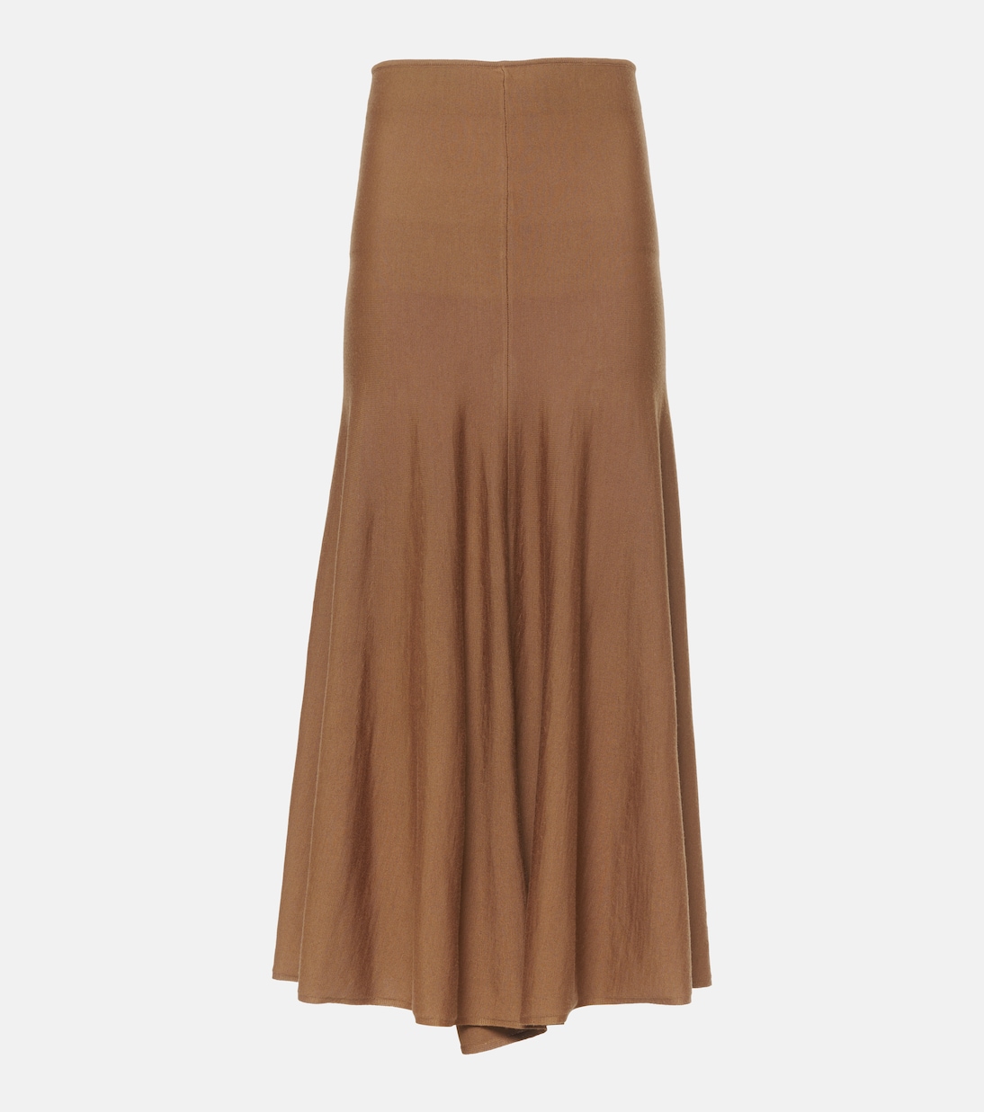 Mayu knitted wool midi skirt | Khaite