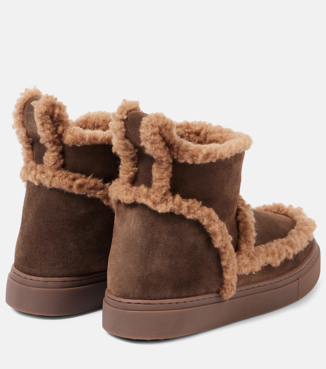 Shearling-lined suede ankle boots | Inuikii