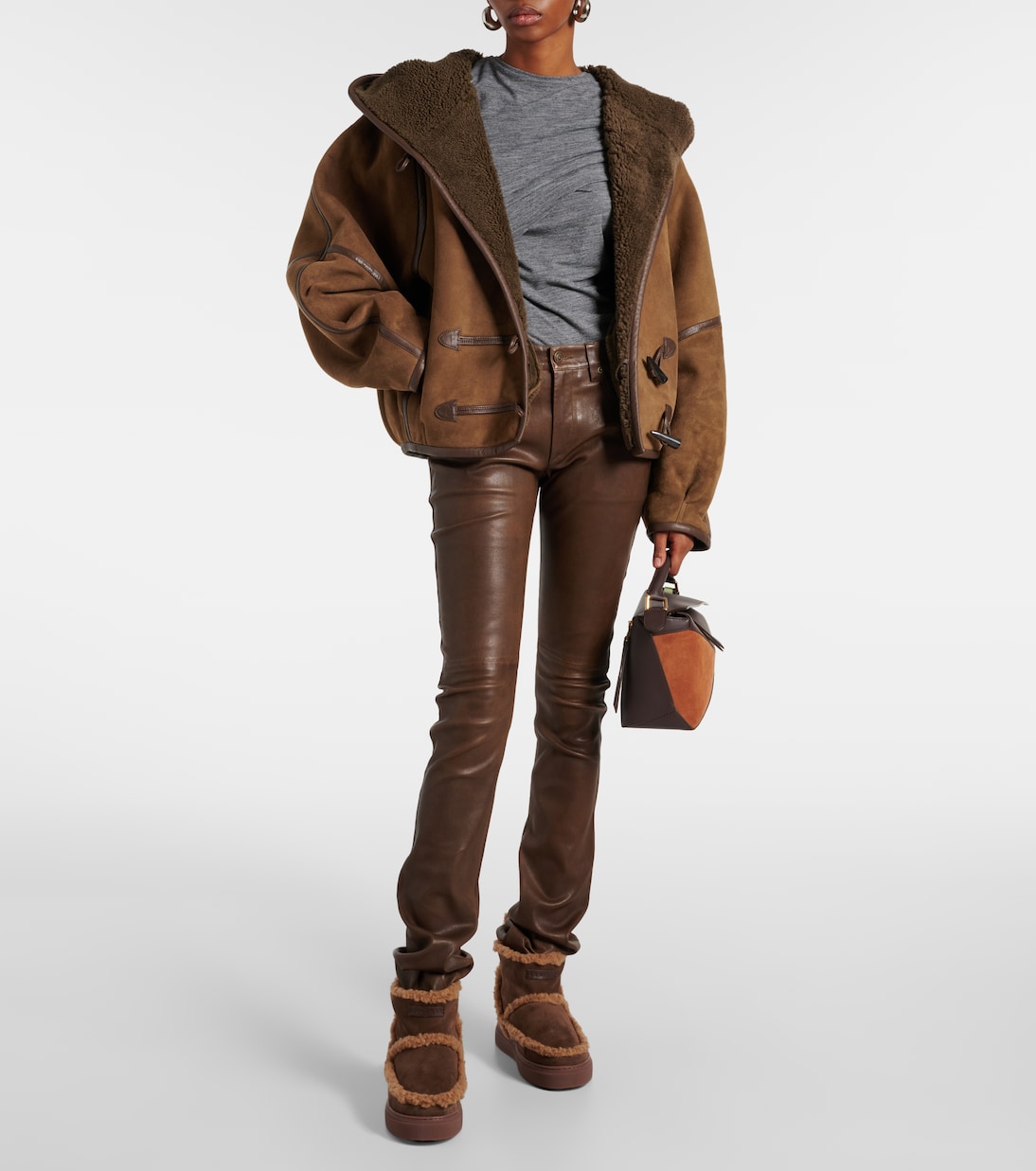 Shearling-lined suede ankle boots | Inuikii