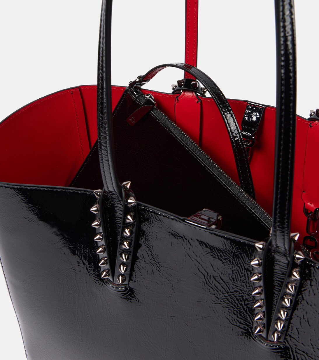 Tote Cabata Small de charol | Christian Louboutin