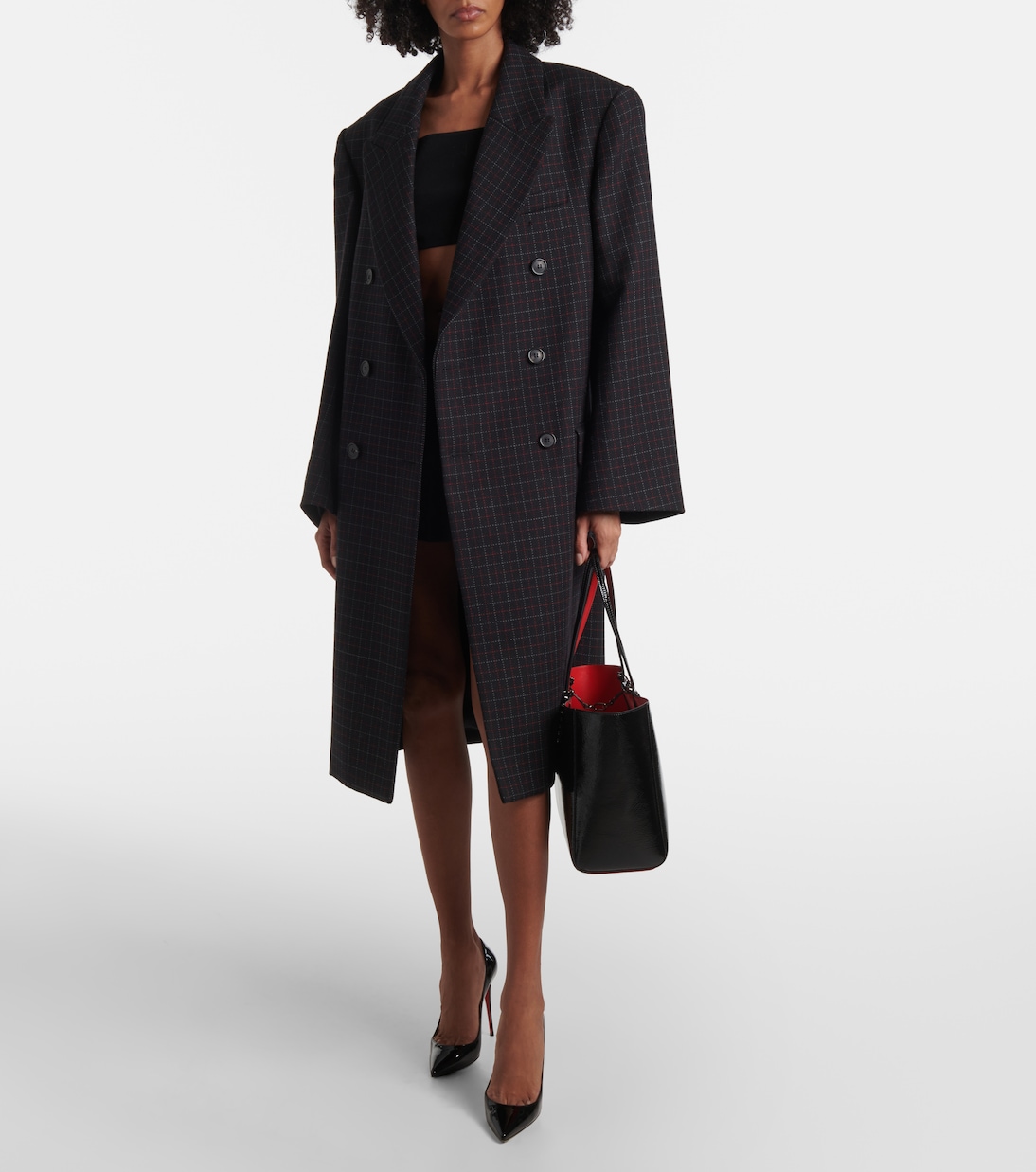 Tote Cabata Small de charol | Christian Louboutin