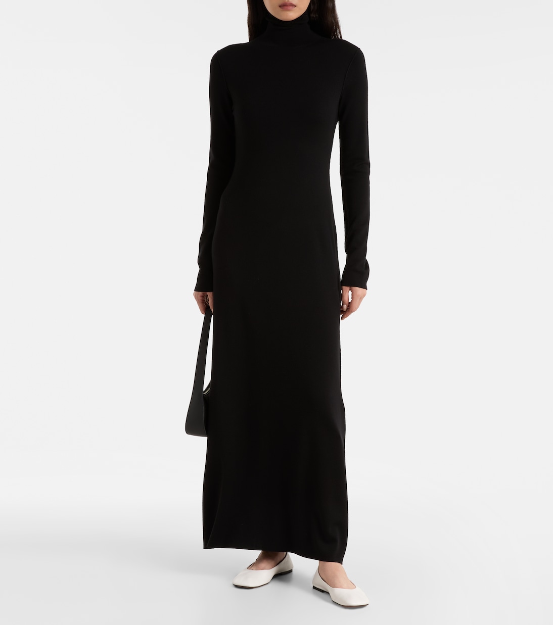 Square leather ballet flats | The Row