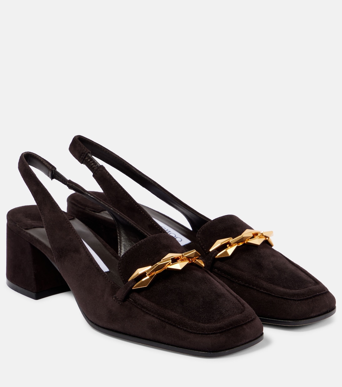 Diamond Tilda 45 suede slingback pumps | Jimmy Choo