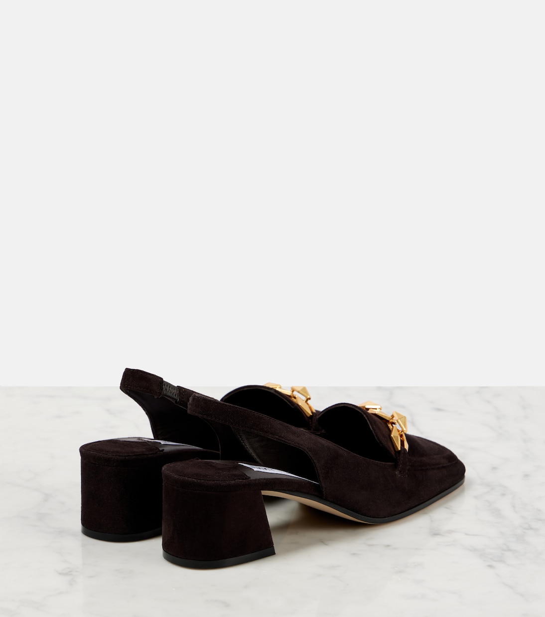 Diamond Tilda 45 suede slingback pumps | Jimmy Choo