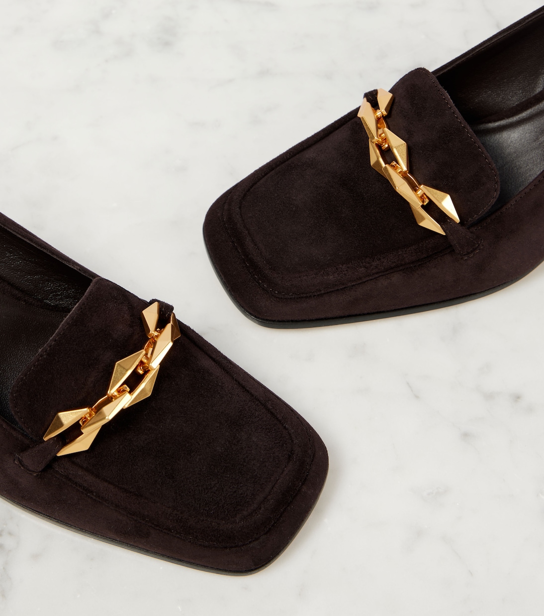 Diamond Tilda 45 suede slingback pumps | Jimmy Choo