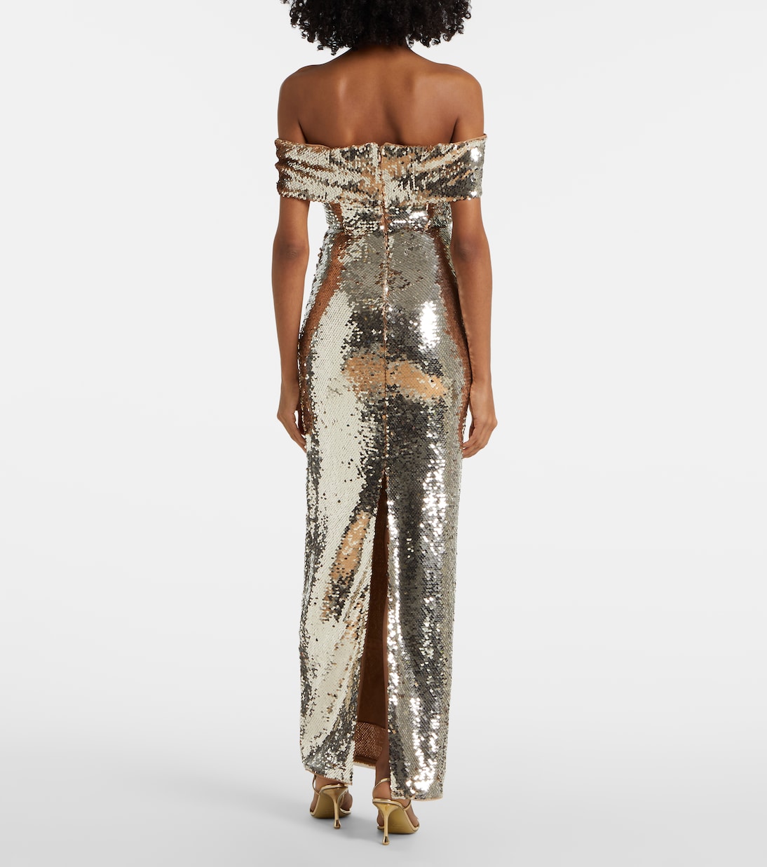 Maxikleid mit Pailletten | Self-Portrait