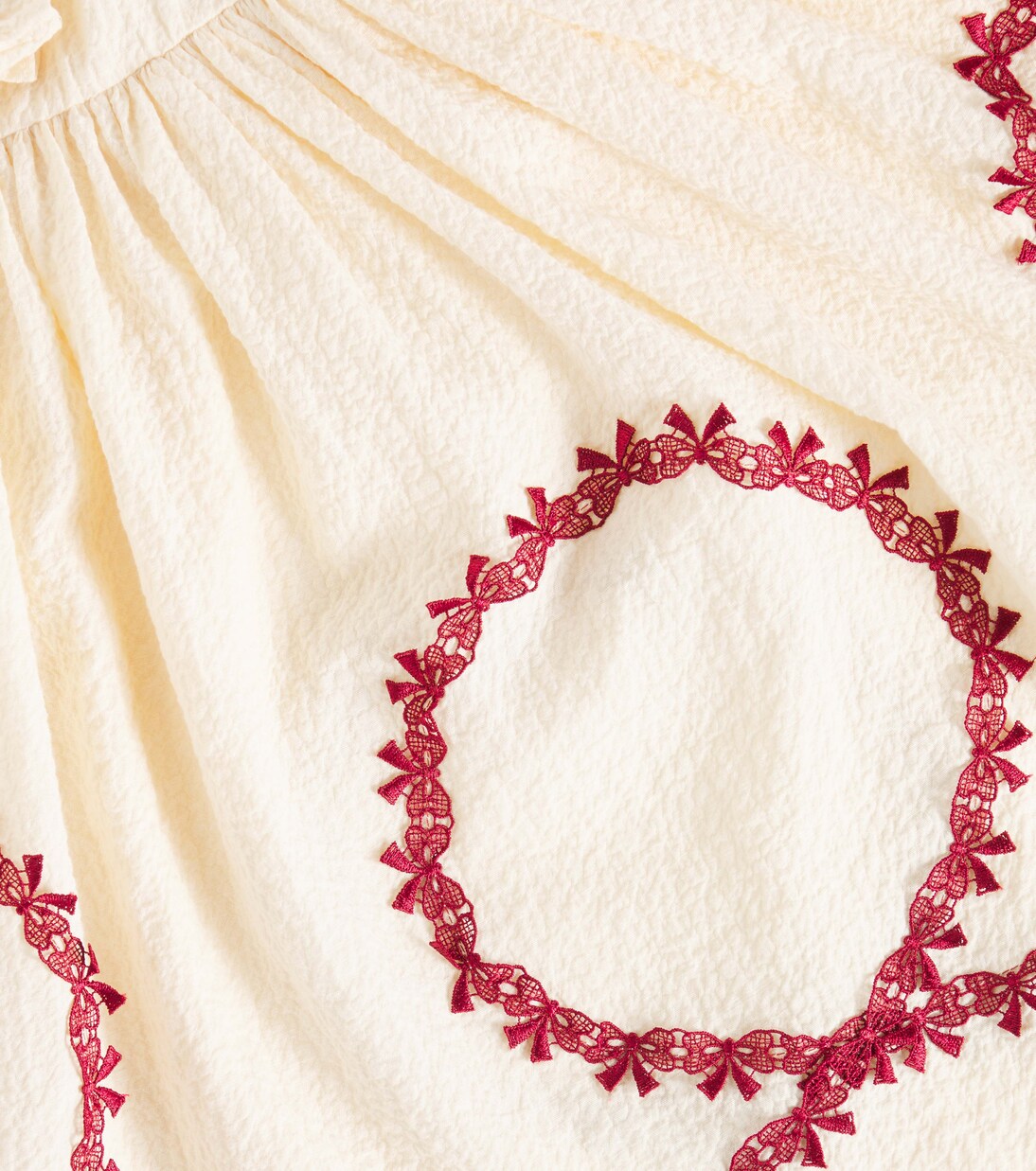 Besticktes Kleid Fee aus Baumwolle | Konges Sløjd