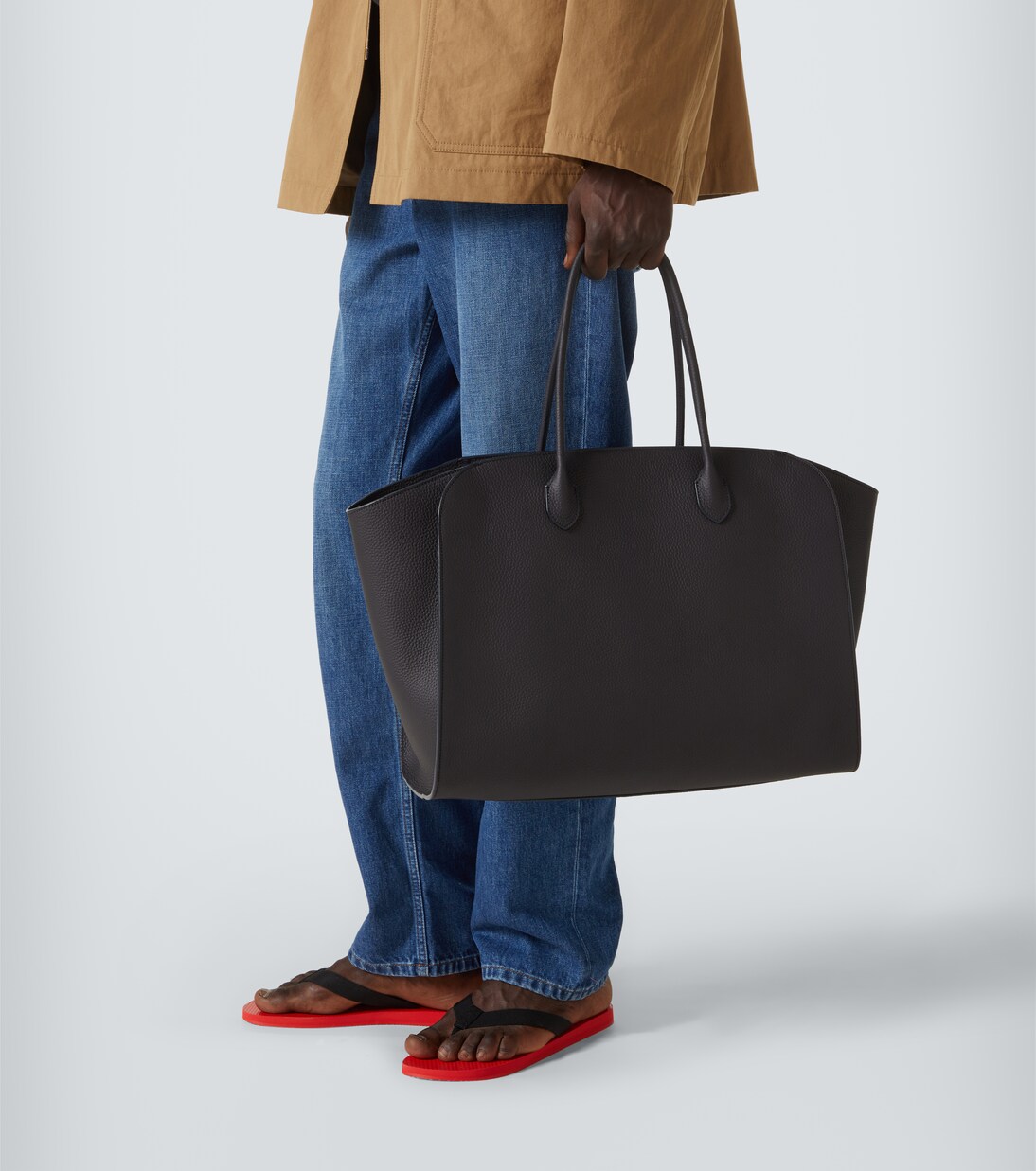 Tote Bag Marlo aus Leder | The Row