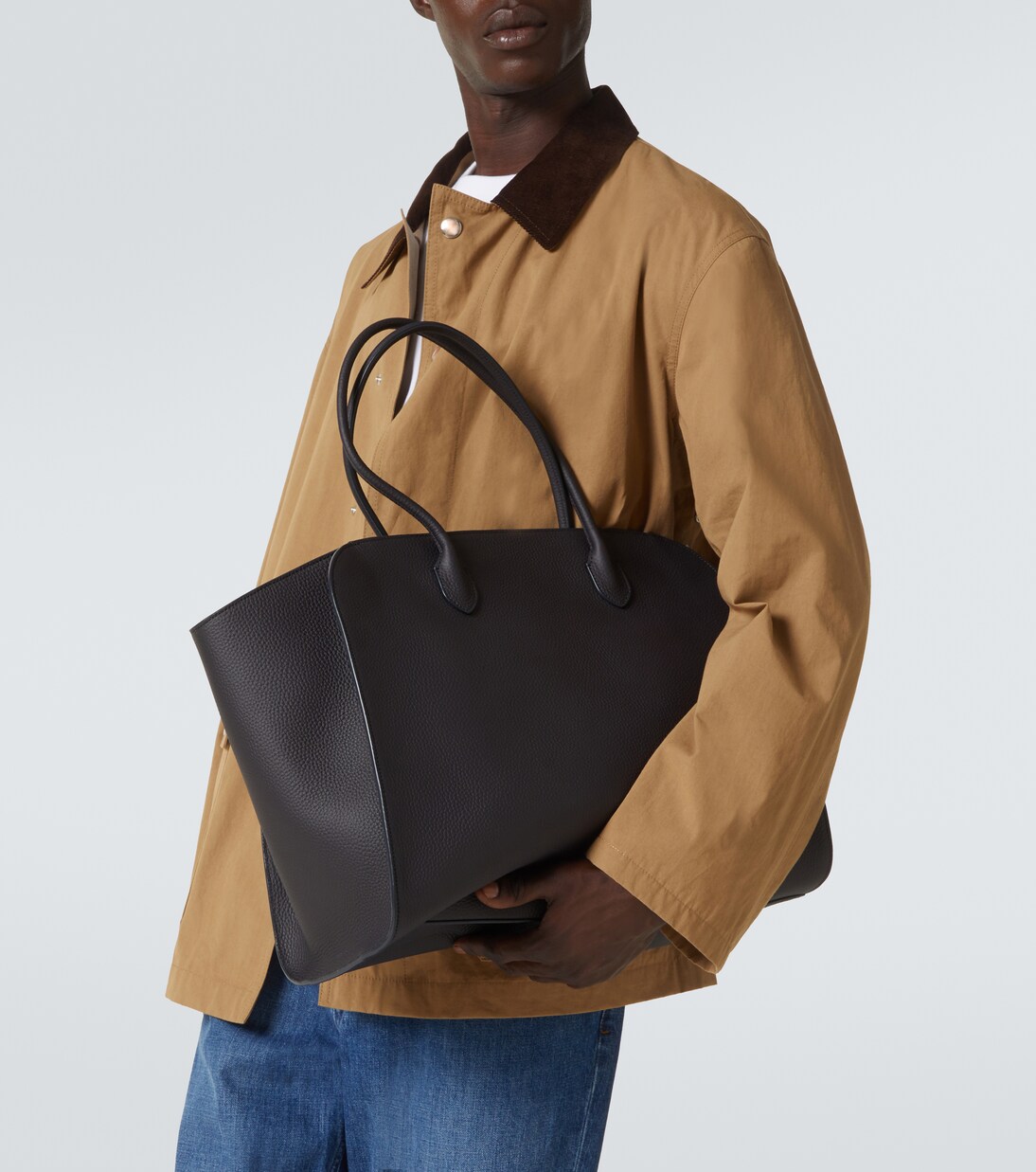 Tote Bag Marlo aus Leder | The Row