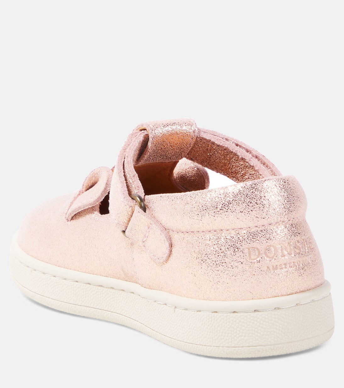 Esterre metallic leather flats | Donsje