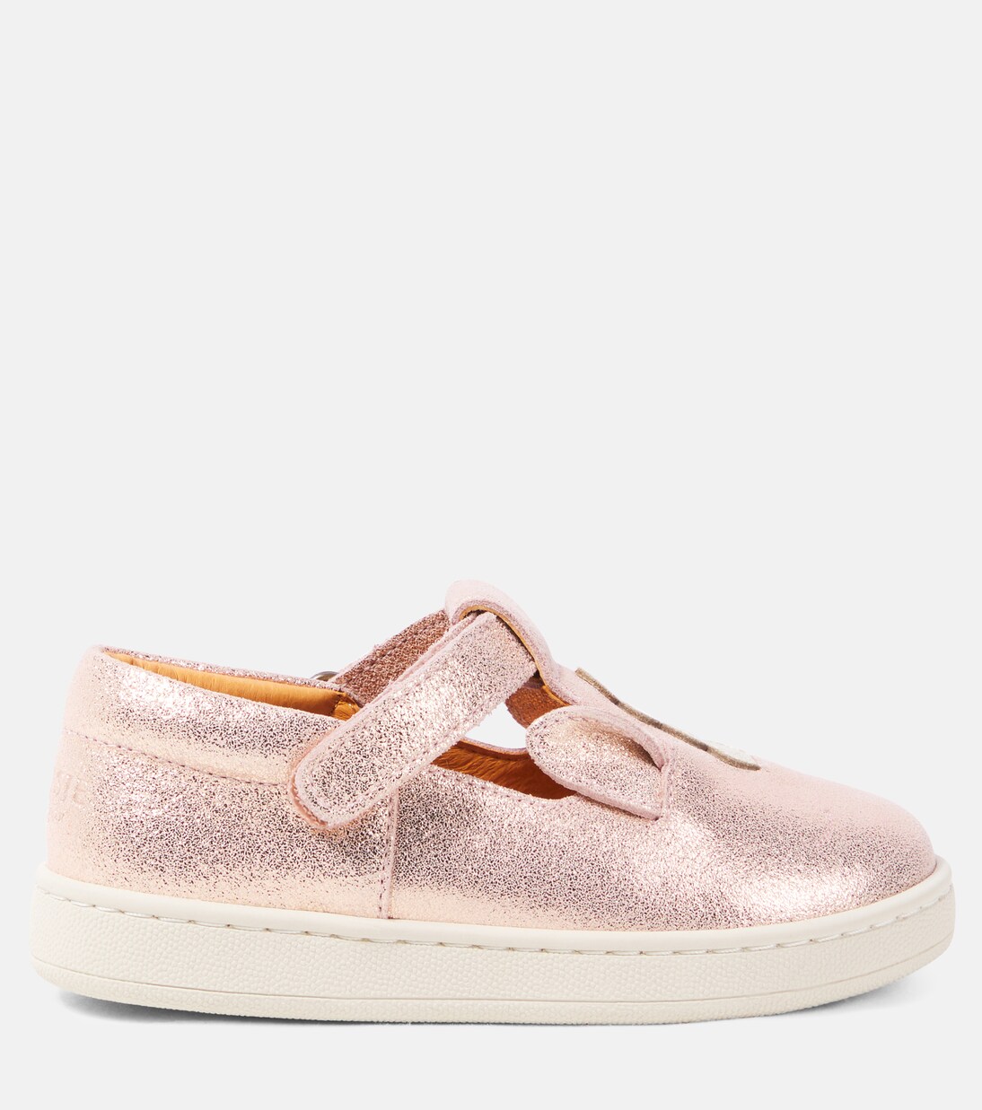 Esterre metallic leather flats | Donsje