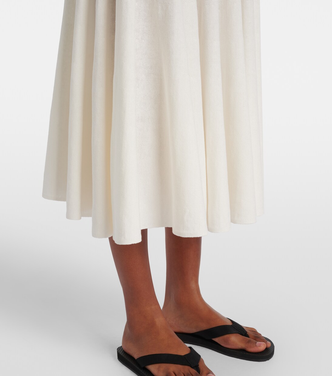 Falda Jaliah en mezcla de lino y algodón | The Row