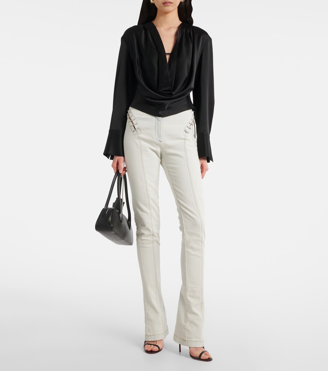 Jeans slim de tiro medio | Blumarine