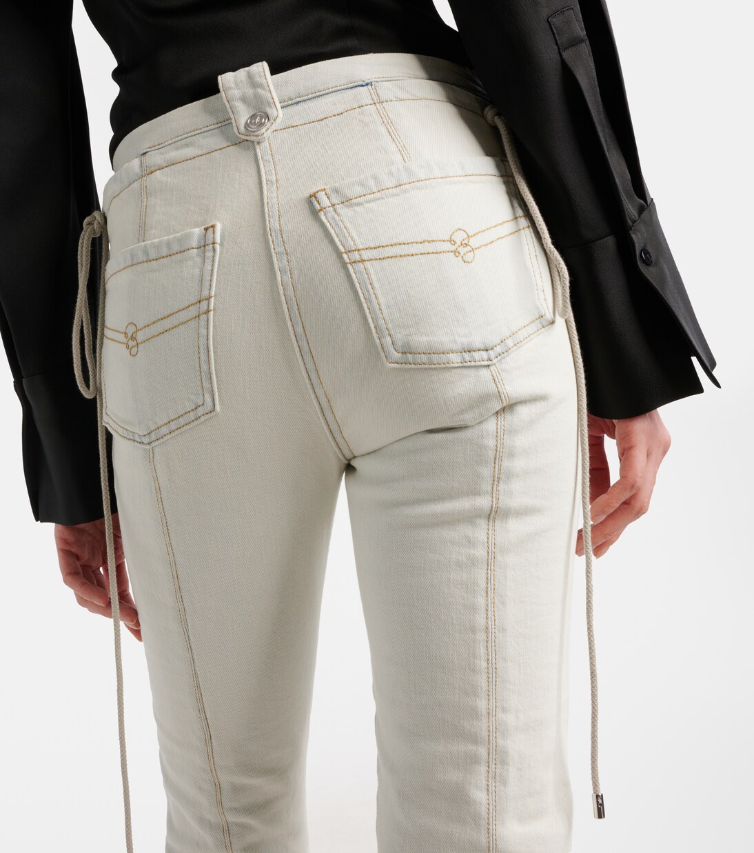 Jeans slim de tiro medio | Blumarine