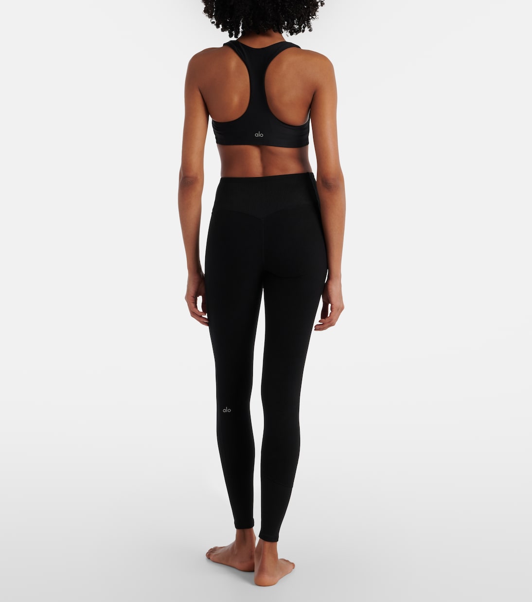 High-Rise Leggings Alosoft Lounge aus Jersey | Alo Yoga