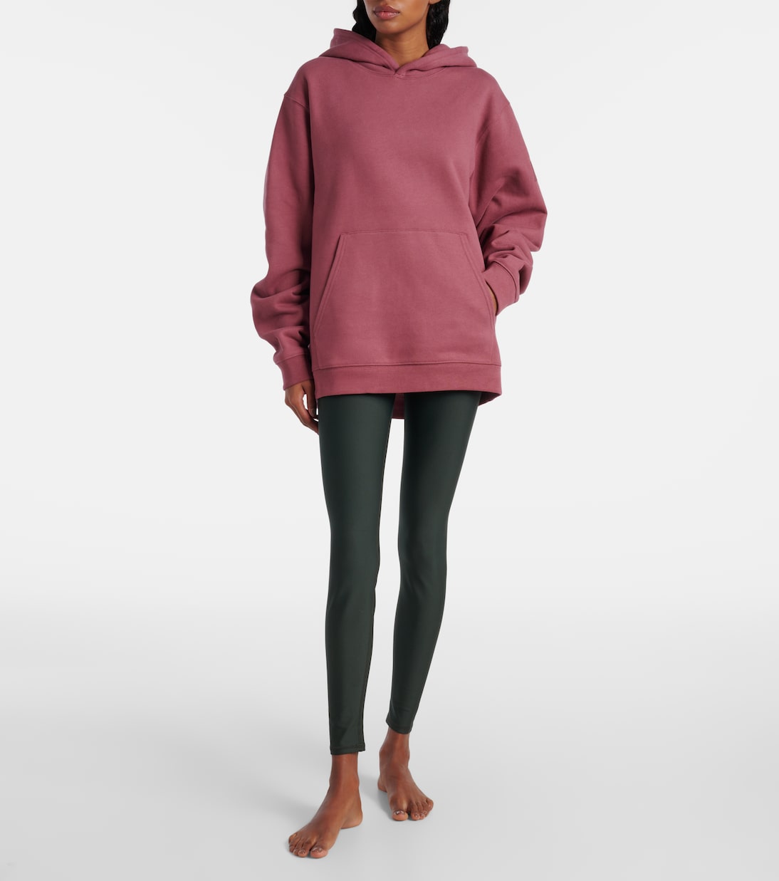 Renown cotton-blend terry hoodie | Alo Yoga