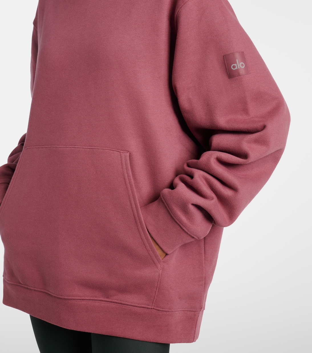 Renown cotton-blend terry hoodie | Alo Yoga