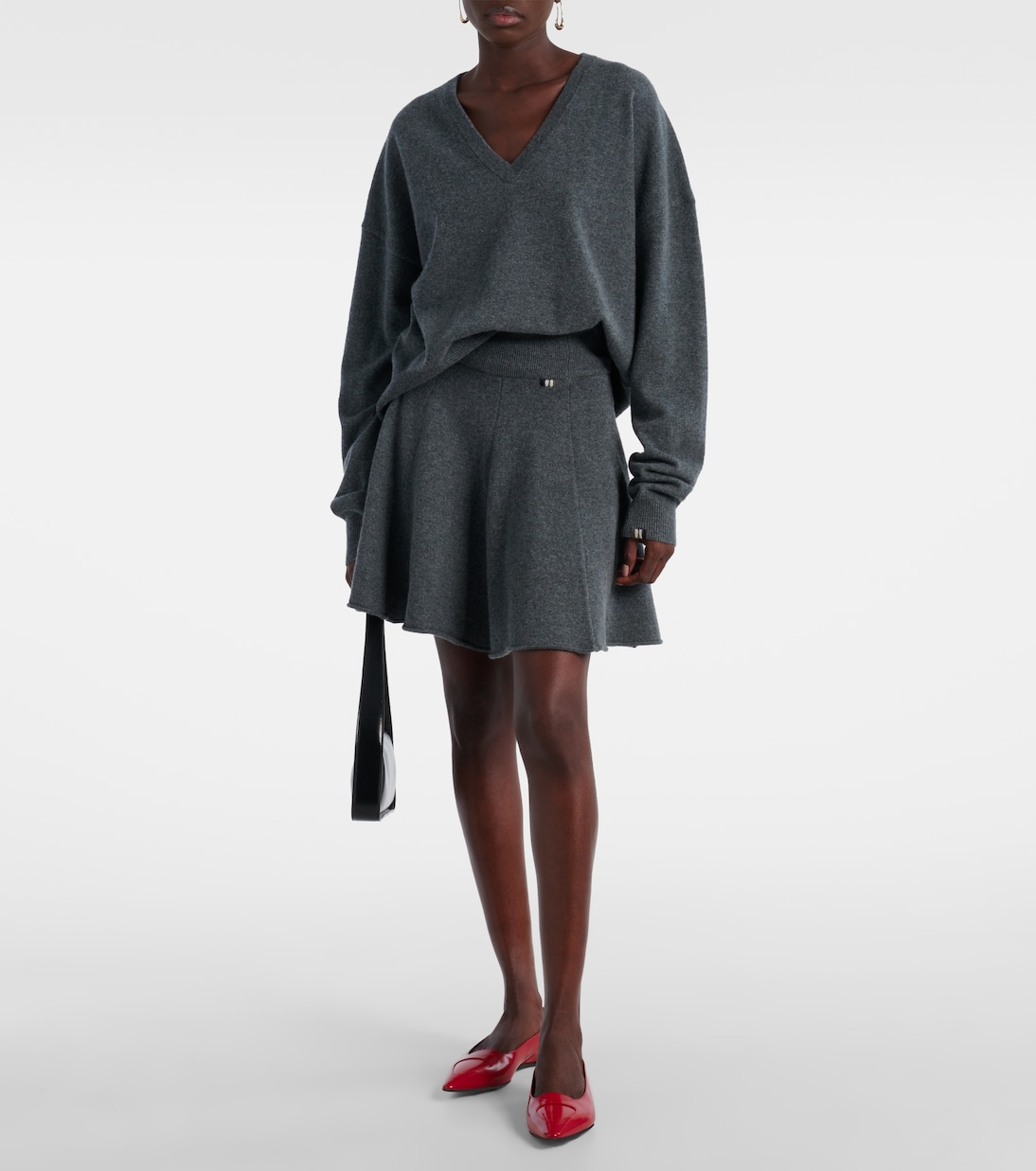 Minirock N°379 Girl aus einem Kaschmirgemisch | Extreme Cashmere