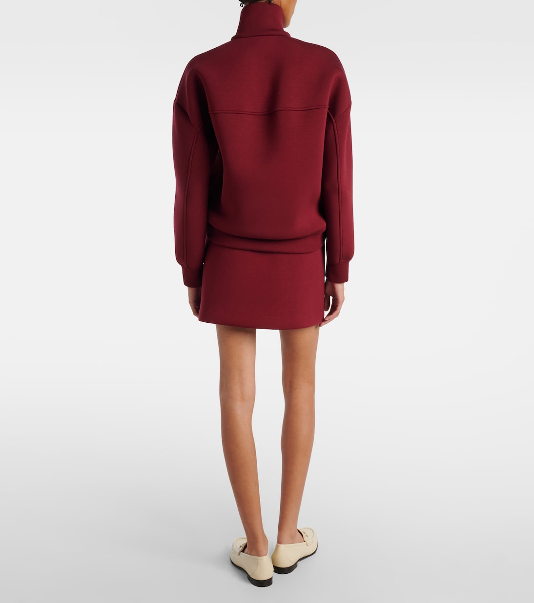 Logo jersey zip-up sweatshirt | Gucci