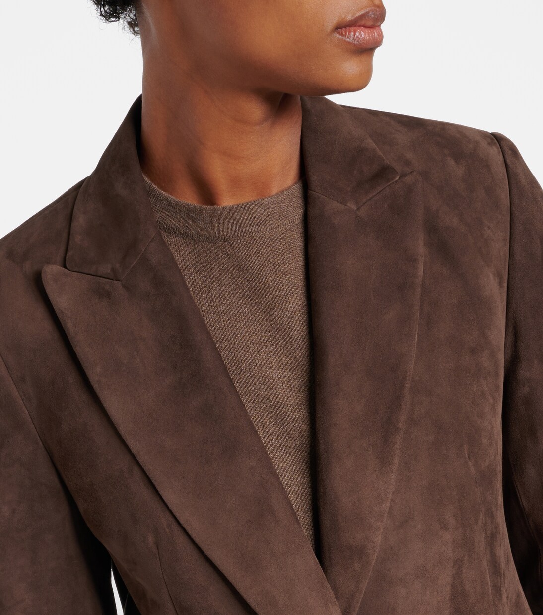 Blazer aus Veloursleder | Brunello Cucinelli